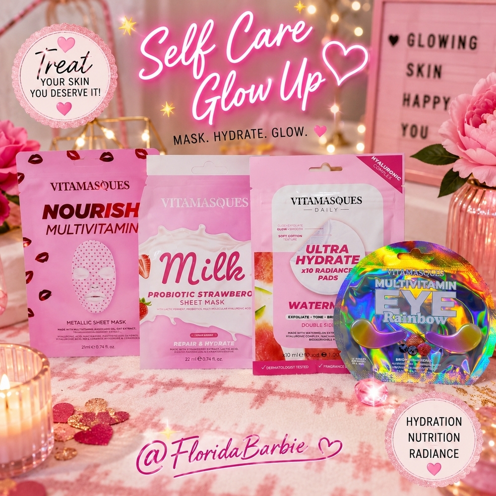 Vitamasques Skincare Sheet Mask 4pc Set
